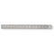 Réglet inox longueur 500 mm